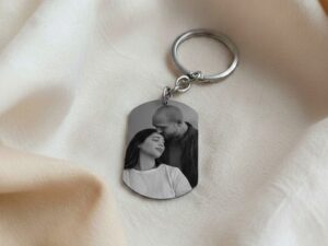 Llavero tipo militar - Fotograbado