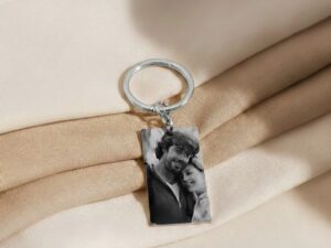 Llavero rectangular GRANDE  - Fotograbado